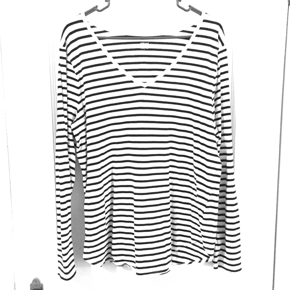 B&W Striped Top